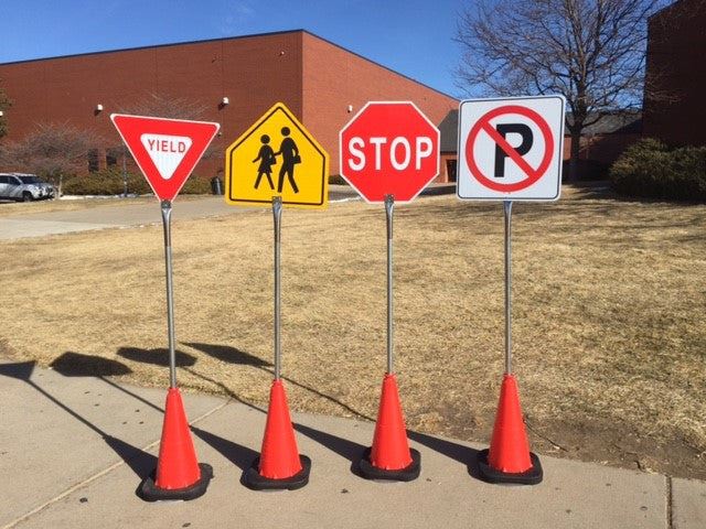 Yield Sign Poles