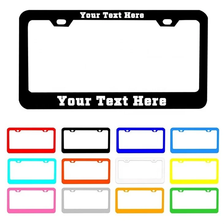 Silver Embossed Weather Resistant ABS Frame high quality